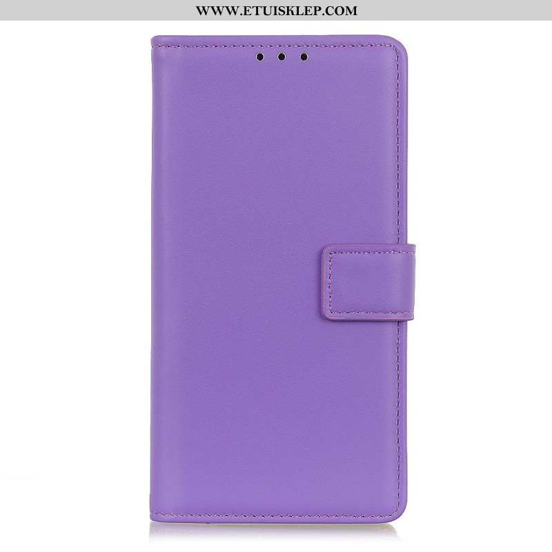 Etui Folio do Samsung Galaxy M32 Błyszcząca Sztuczna Skóra